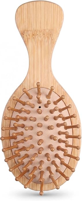jamow Nanmu Wood Hair Comb – Lightweight Natural Wood with Soft Grain for Daily Grooming, Scalp Massage, Vanity Styling, Relaxation, and Thoughtful Gift