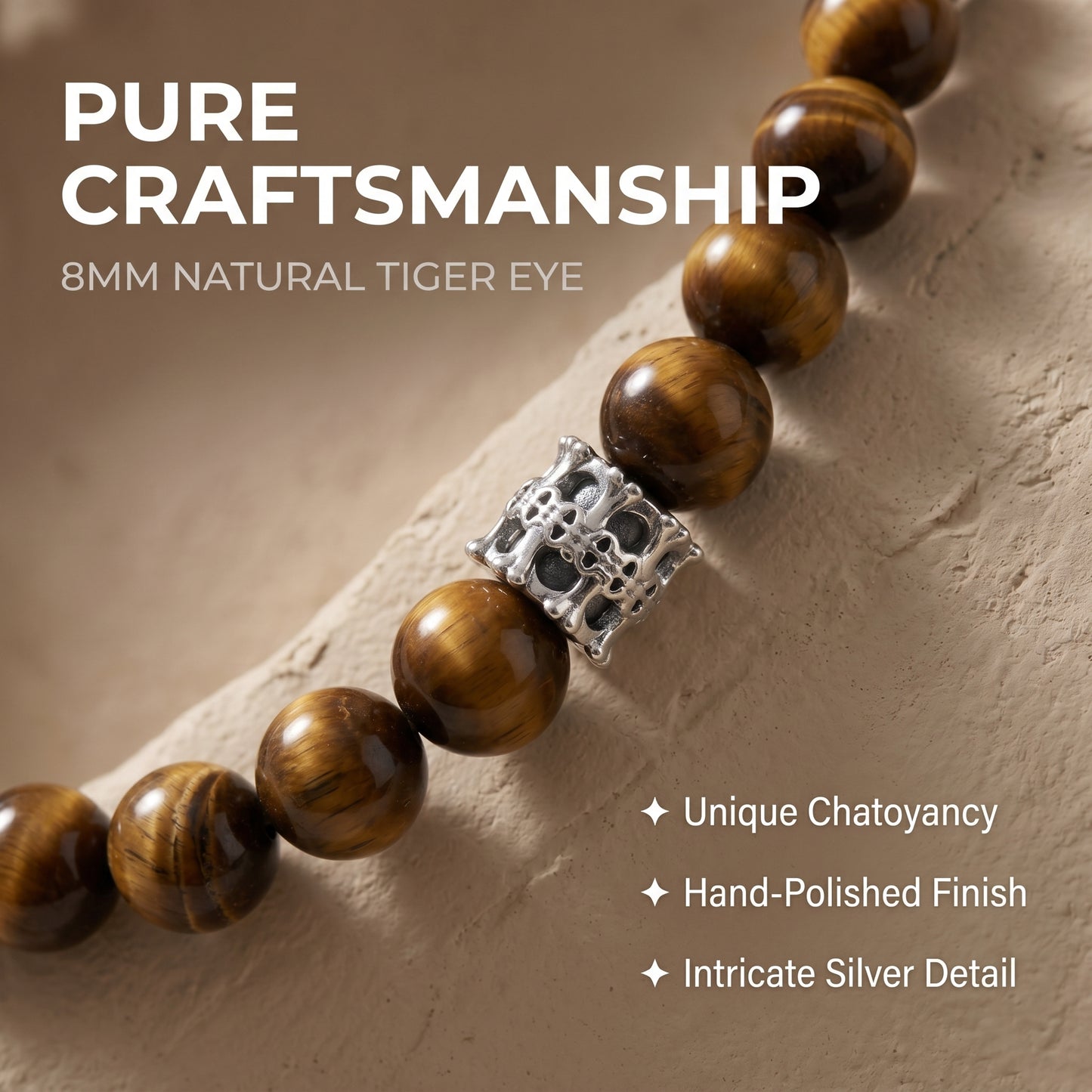 Yellow Tiger Eye Double Wrap Bracelet for Women, Natural Stone Bead Wrist Jewelry with Polished Beads, Golden Polished Style for Daily Outfits, Meditation, Layering, and Gift Styling
