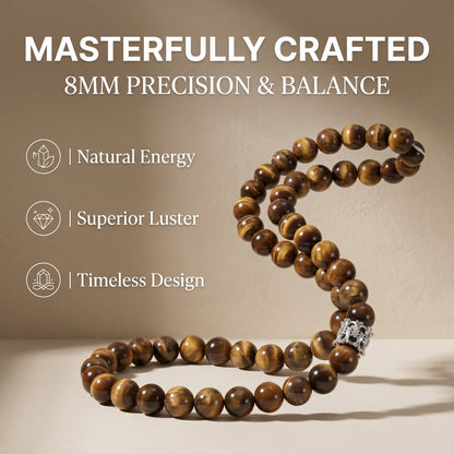 Yellow Tiger Eye Double Wrap Bracelet for Women, Natural Stone Bead Wrist Jewelry with Polished Beads, Golden Polished Style for Daily Outfits, Meditation, Layering, and Gift Styling