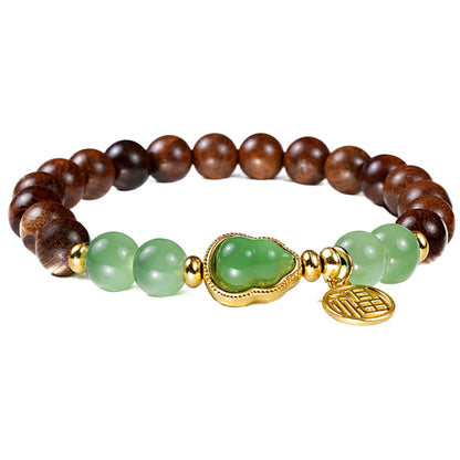 Wenge Wood Beaded Bracelet for Men and Women, Natural Wood Bead Wrist Jewelry with Polished Beads, Earthy Minimalist Style for Daily Outfits, Meditation, Layering, and Gift Styling