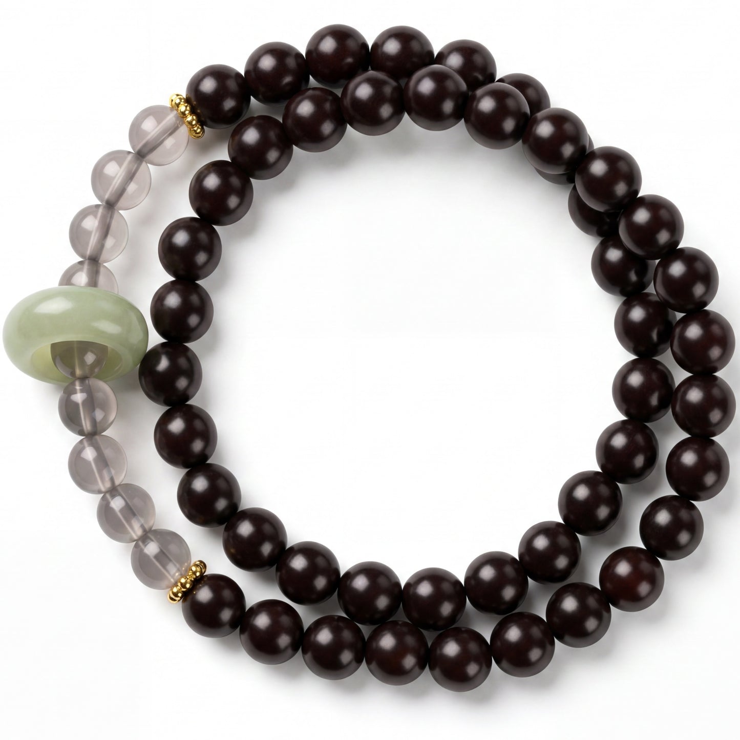 Red Sandalwood Beaded Bracelet for Men and Women, Natural Wood Bead Wrist Jewelry with Polished Beads, Earthy Minimalist Style for Daily Outfits, Meditation, Layering, and Gift Styling